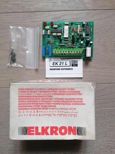 Elkron ek21l scheda - ek21l, di