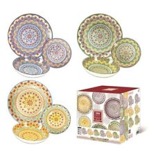 MAURY'S MARRAKECH SERVIZIO DI PIATTI DA 18 PEZZI MULTICOLORE