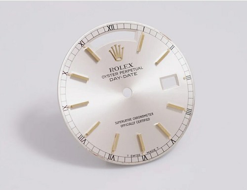 Rolex dial quadrante - rolex, silver