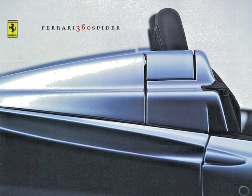 Brochure ferrari 360 spider - 360,
