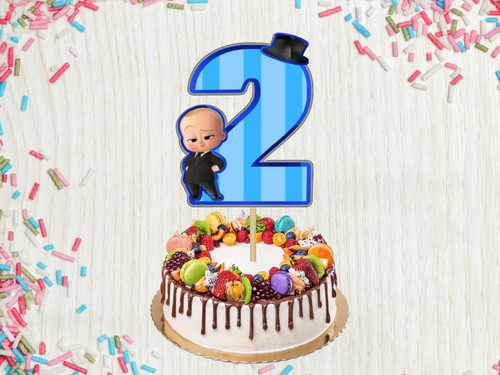 Cake topper boss baby - cake,