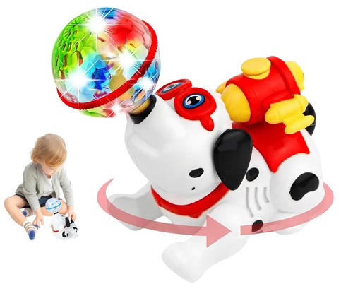 Cane giocattolo luci suoni - giocattolo,