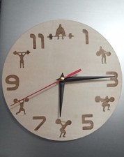 Orologio da parete in legno