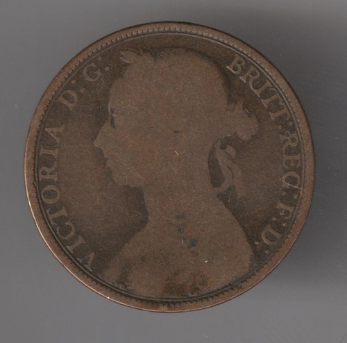 One penny 1892 victoria - penny, /