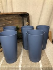 Bicchiere in plastica blu Ikea