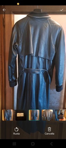 Cappotto pelle valentino - cappotto,