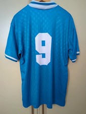 Maglia Napoli Agostini 1994-1995 Napoli Home Lotto Football Shirt Preparata XL