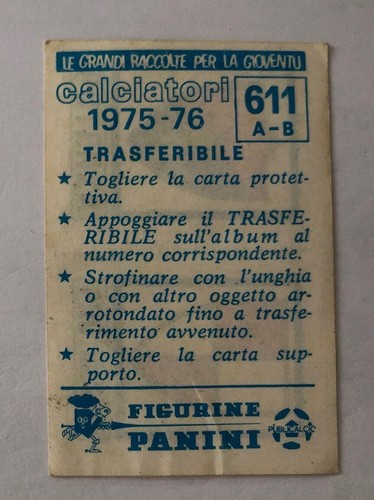 Calciatori panini 1975 - panini, 1975-76