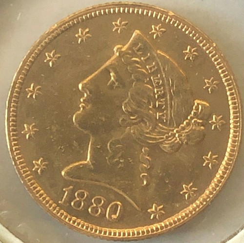 1880 testa liberty mezza - $5,
