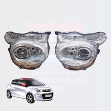 COPPIA FARI ANTERIORE DX SX FANALI PER CITROEN C1 II DAL 2014 PROIETTORI NUOVI