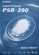 Yamaha PSR-290 Portatone Tastiera Elettronica Manuale Utente Originale Manuale Utente Libretto