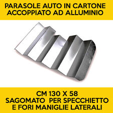 Parasole auto in cartone accoppiato ad alluminio monofacciale
