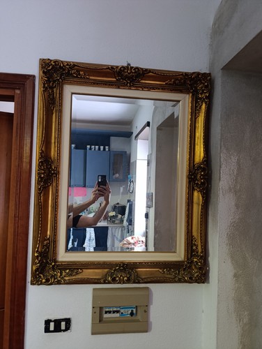 Specchio antico dorato - antico,