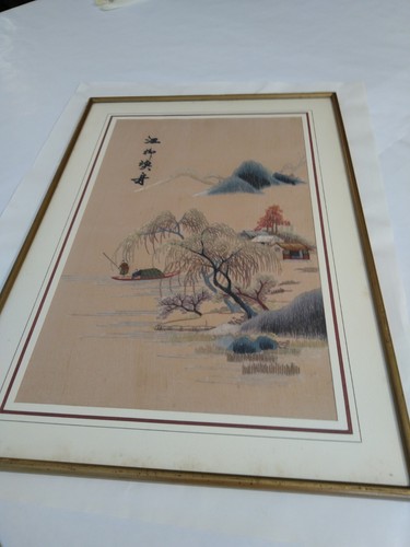 Quadro orientale ricamo - quadro,