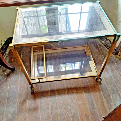 Vintage 1960 bar trolley - trolley, on