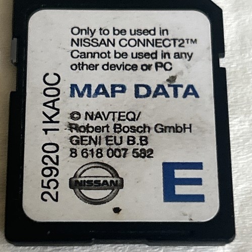 Scheda dati mappa - mappa, nissan