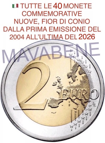 Tutte monete 2 euro - tutte,