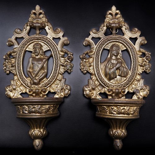 Antica coppia acquasantiere - coppia, di