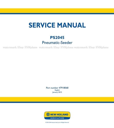 New holland ps2045 - new, ps