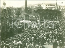 1930 ca TORINO RIVA DESTRA Umberto II all'inaugurazione Colonna ai Caduti *FOTO