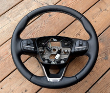 New leather steering wheel - new,