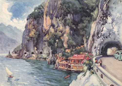 Cartolina brescia lago - cartolina, ,lago