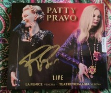 CD PATTY PRAVO FIRMATO- LIVE LA FENICE VENEZIA - TEATRO ROMANO VERONA