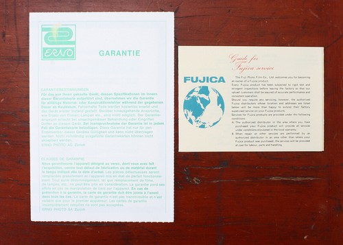 Fujica 801 carta di - st-801,