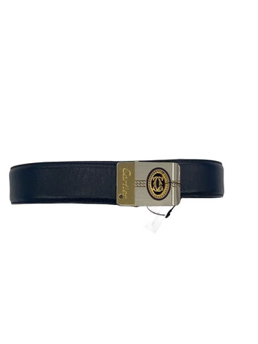 Cintura cartier nera uomo - cintura,