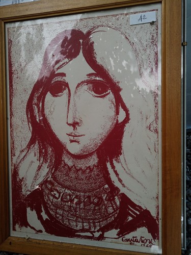 Litografia domenico cantatore - domenico,