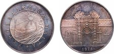Malta 1976 4 Pounds Silver (.987) UNC