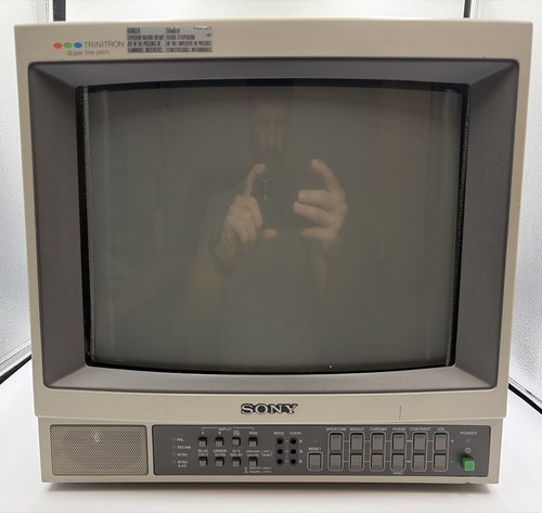 Monitor crt vintage sony - crt,