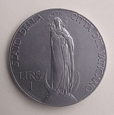 1 LIRA VATICANO 1941 FDC.