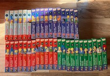 Collezione completa vhs "I Simpson" 4 stagioni in italiano