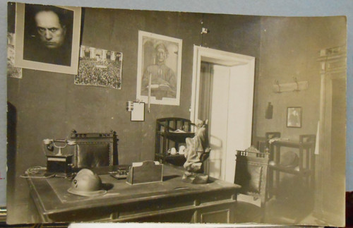 Cartolina studio mussolini - cartolina, di