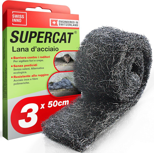 Lana acciaio stop roditori - lana,