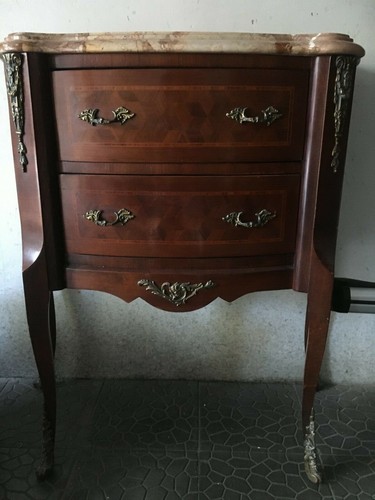 Comodino stile luigi con - comodino,