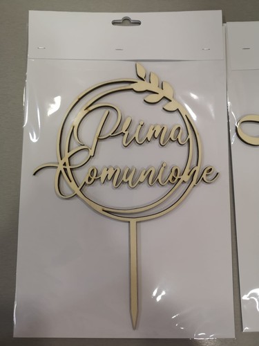 Cake topper comunione taglio - topper,