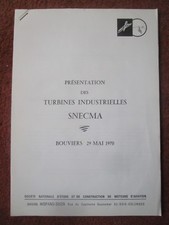 1970 SNECMA HISPANO SUIZA TURBINE INDUSTRIELLE BOUVIERS INDUSTRIAL GAS TURBINE