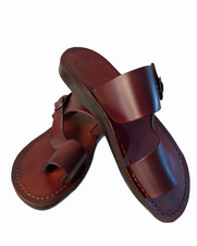 Sandali Gesù Cammello Pelle