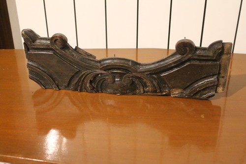 Vecchia antica cimasa legno - antica,