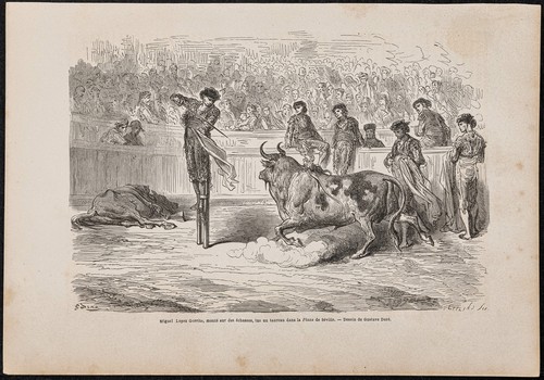 1867 corrida per - -, trampoli