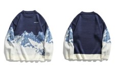 Maglione Uomo Montagna Maglia