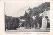 31-124) COSENZA VILLA COMUNALE MONUMENTO CADUTI CHIOSCO ANIMATA VIAGGIATA