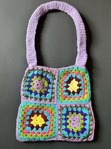Borsa quadrata fatta mano - quadrata,