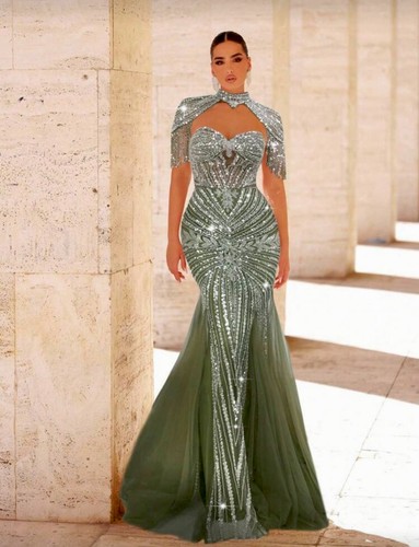 Maxi abito pizzo - abito,