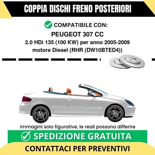 Coppia dischi freno - dischi, posteriori