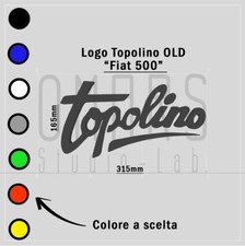 1x Logo FIAT 500 TOPOLINO OLD
