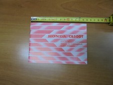 manuale utente honda cb 500 t del 1974 in  inglese francese tedesco spagnolo