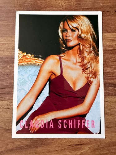 Cartolina claudia schiffer - claudia,